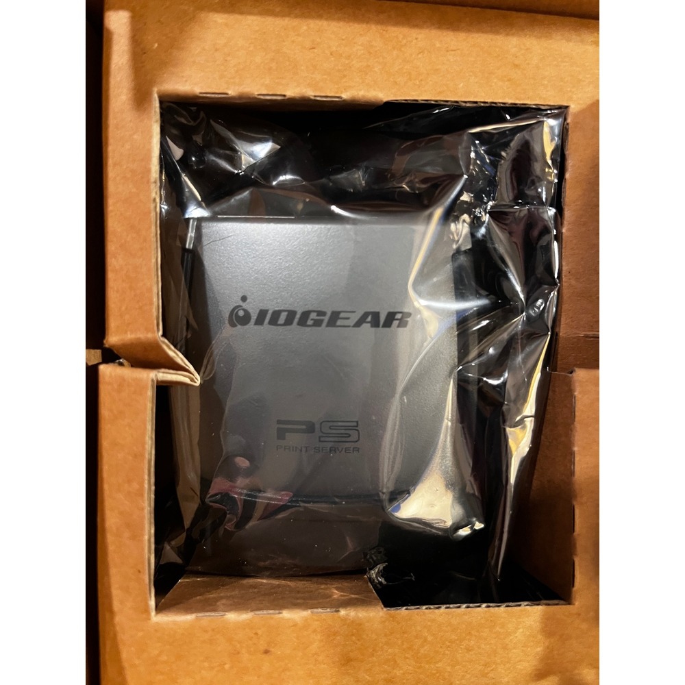 IOGear GPSU21 1-Port USB 2.0 Print Server w/ AC Adapter & USB Cable New Open Box - Picture 3 of 16